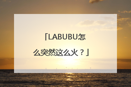 LABUBU怎么突然这么火？